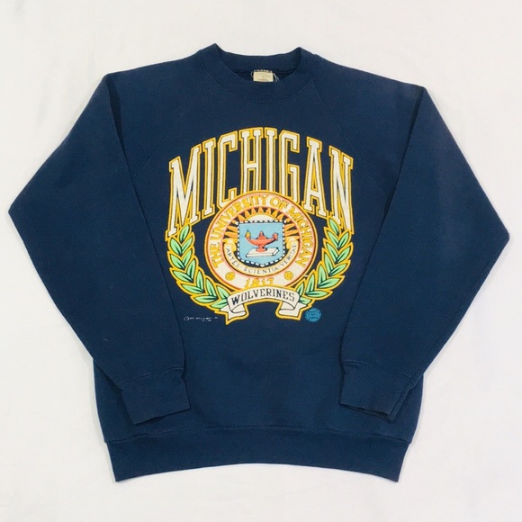 Vintage Other - Vintage University of Michigan Crewneck Sweater